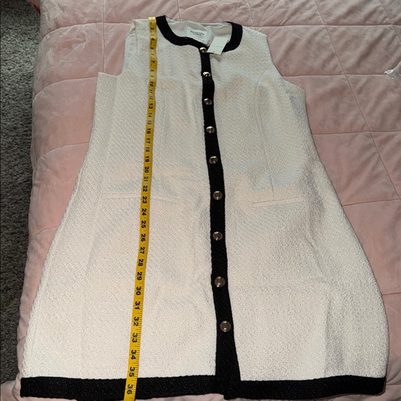 Abercrombie & Fitch White and Black Tall Dress - Picture 3 of 5